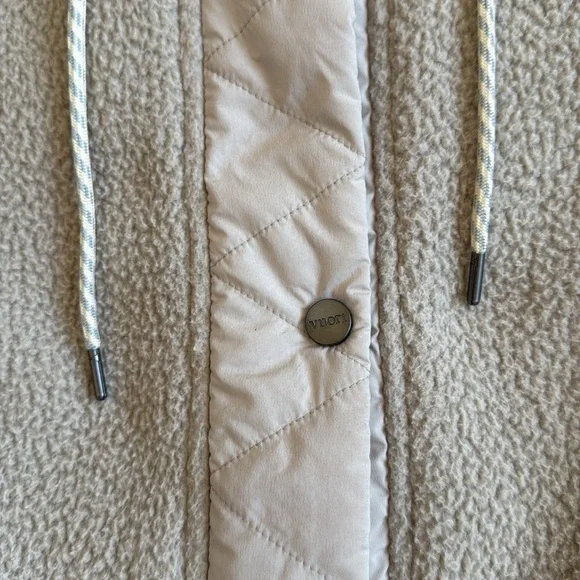 Vuori Sherpa Trench Coat Beige Size S - Picture 3 of 10